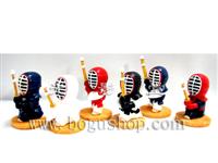 Mini Kendoka Ceramic Figure (set of six)